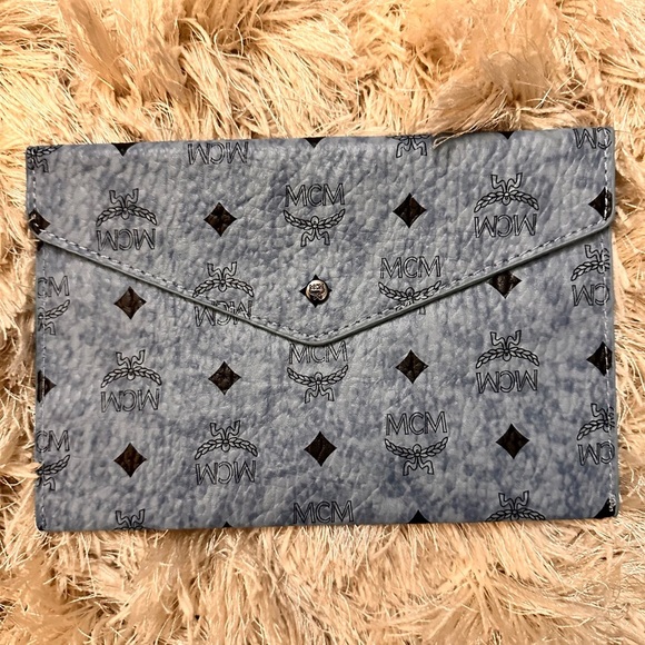 MCM Blue Clutch Bag - Picture 1 of 3